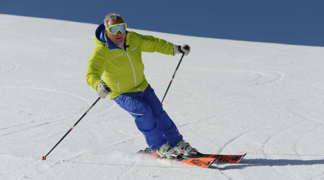 Gianni Romè al test di Volkl Racetiger Speedwall GS UVO (2016)