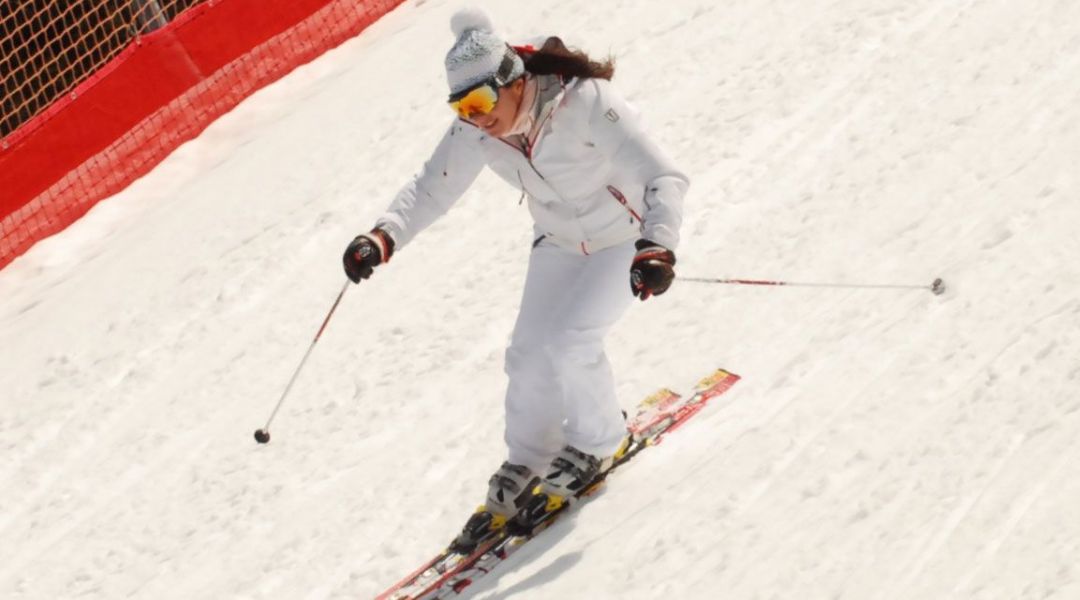 Anastasia Cigolla al test di Atomic Redster Doubledeck D2 GS (2014)