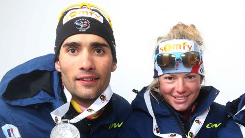 Martin Fourcade e Marie Dorin Habert campioni di Francia anche nell'inseguimento