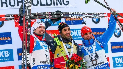 Martin Fourcade: 'Il record di Bjørndalen è vicino, ma non sarà facile'; Svendsen: 'Ha trovato un modo diverso di vincere'