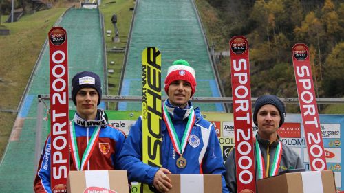 Doppietta di Davide Bresadola ai campionati italiani di salto con gli sci