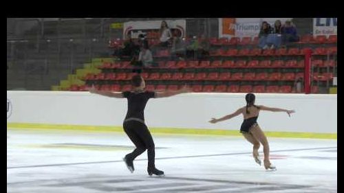 irma caldara / edoardo caputo (ita) - jgp linz 2015 - short program