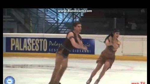 Misato komatsubara / andrea fabbri (ita) - lombardia trophy 2015 - free dance