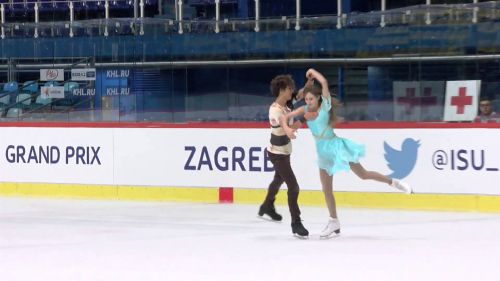 Angelique abachkina / louis thauron (fra) - jgp zagreb 2015 - free dance