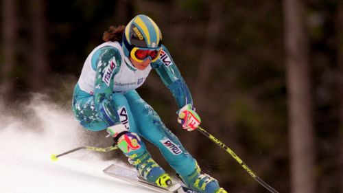 Deborah compagnoni campionessa olimpica di gigante a lillehammer 1994