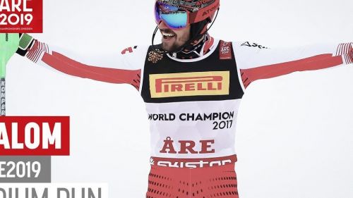 Marcel hirscher vince l'oro mondiale nello slalom di aare 2019