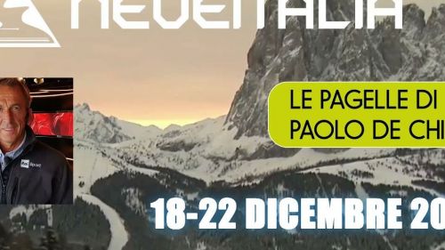 Le pagelle di paolo de chiesa delle gare italiane: un vinatzer così è da 10 e lode