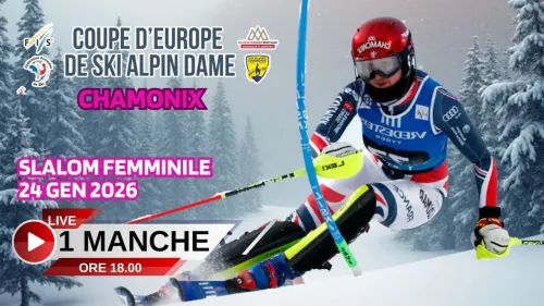 Chamonix - Coppa Europa 2025-26 - Slalom Femminile 1 manche | Race #2
