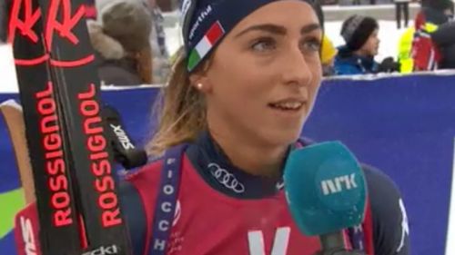 Lisa vittozzi si aggiudica la sprint di sjusjoen e inizia la stagione 2019-20 col botto. terza wierer
