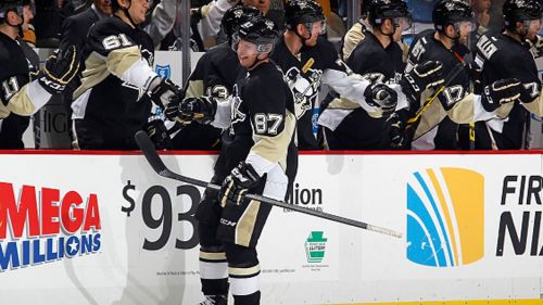 Primo goal stagionale di sidney crosby