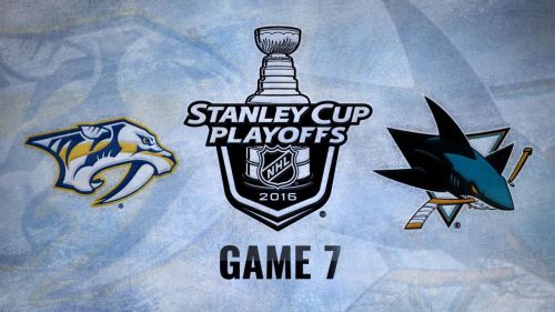Sharks advance with 5-0 win against preds in game 7
