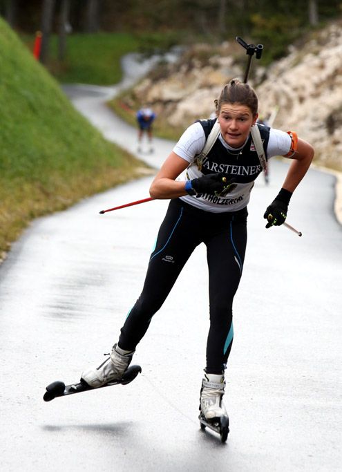 Nicole invece preferisce pattinare