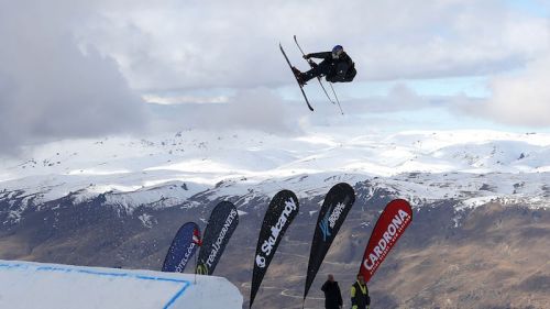 Parte da Cardrona la Coppa del Mondo di slopestyle del freestyle