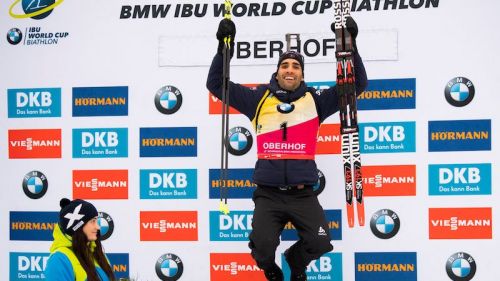 Martin Fourcade concede il bis trionfando anche nell'inseguimento di Oberhof