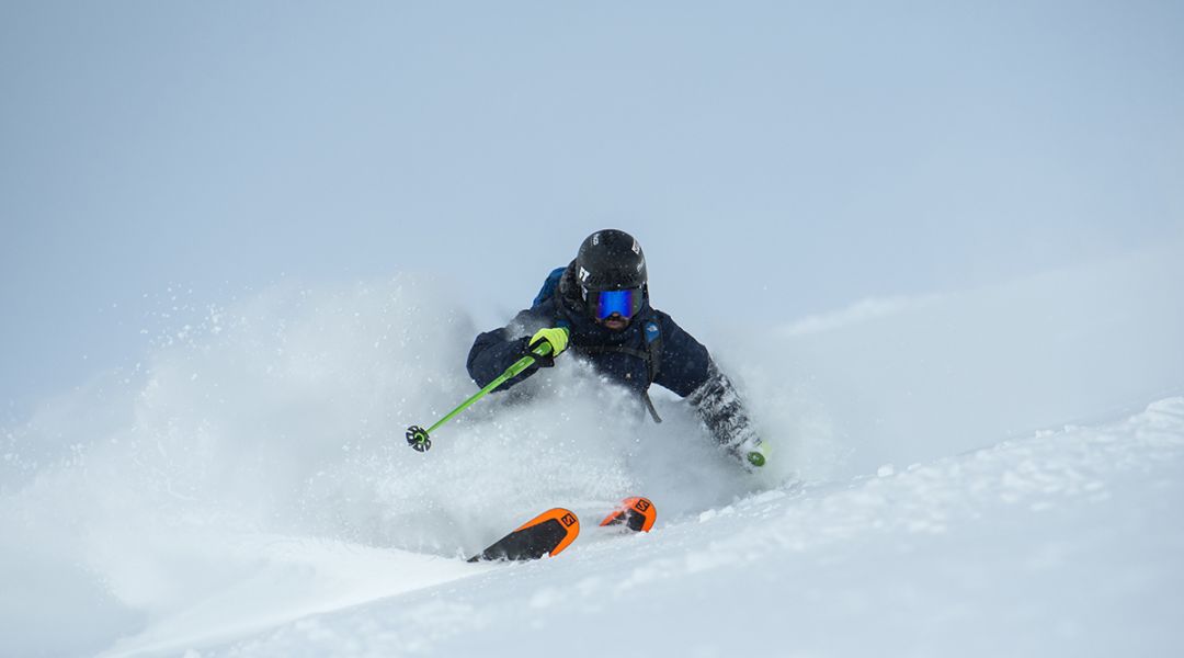 Andrea Bergamasco al test di Salomon MTN Explore 95 (2022)