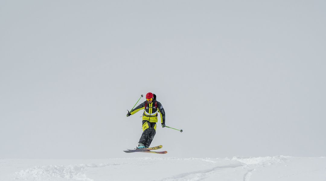 Federico Mezzavilla al test di Salomon QST 106 (2025)
