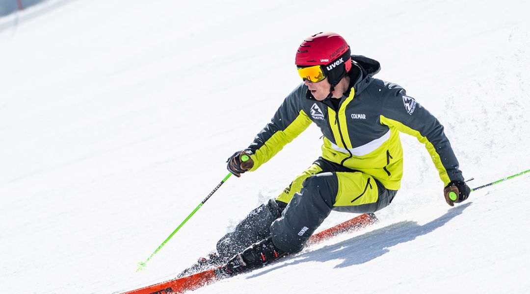 Francesco Bertolini al test di Nordica Promachine 130 GW (2023)