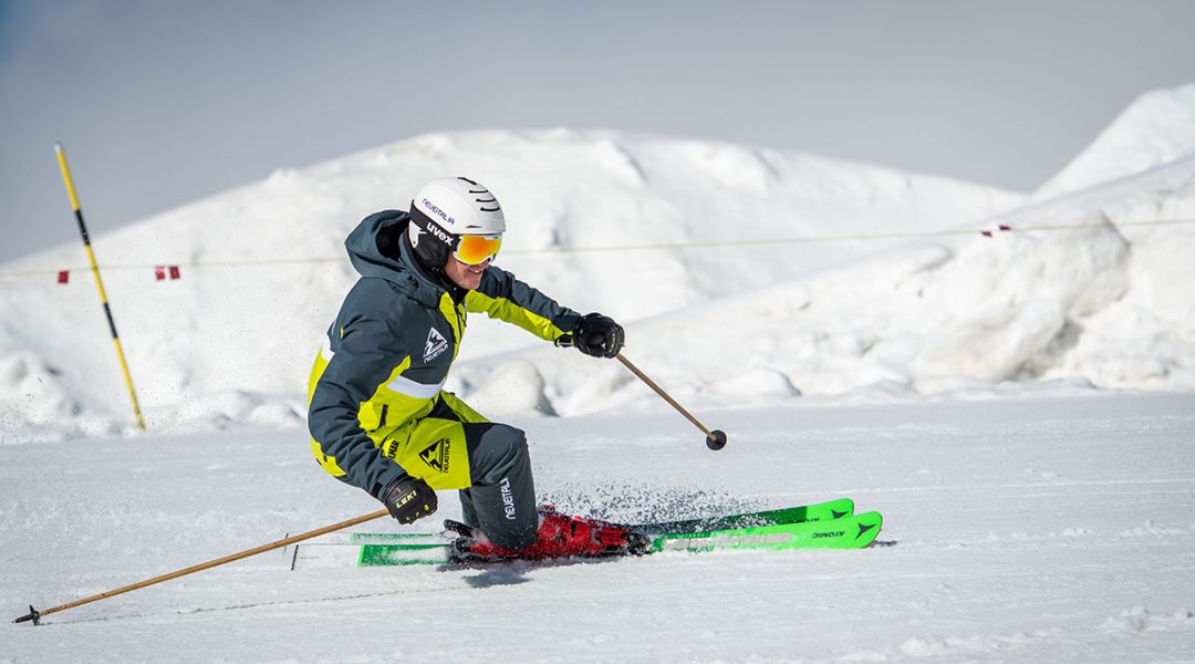Stefano Belingheri al test di Atomic Redster X9 RS Revo S (2022)