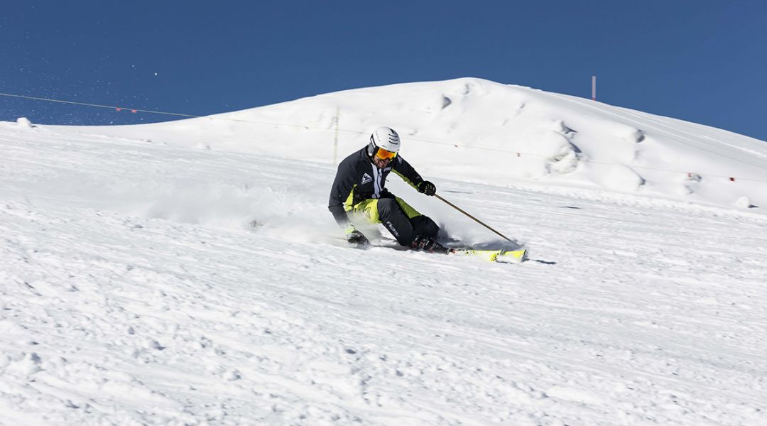 Giordano Magri al test di Volkl Racetiger SL Master (2023)