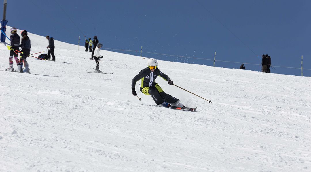 Isabel Anghilante al test di Nordica Dobermann Spitfire 76 Pro (2022)