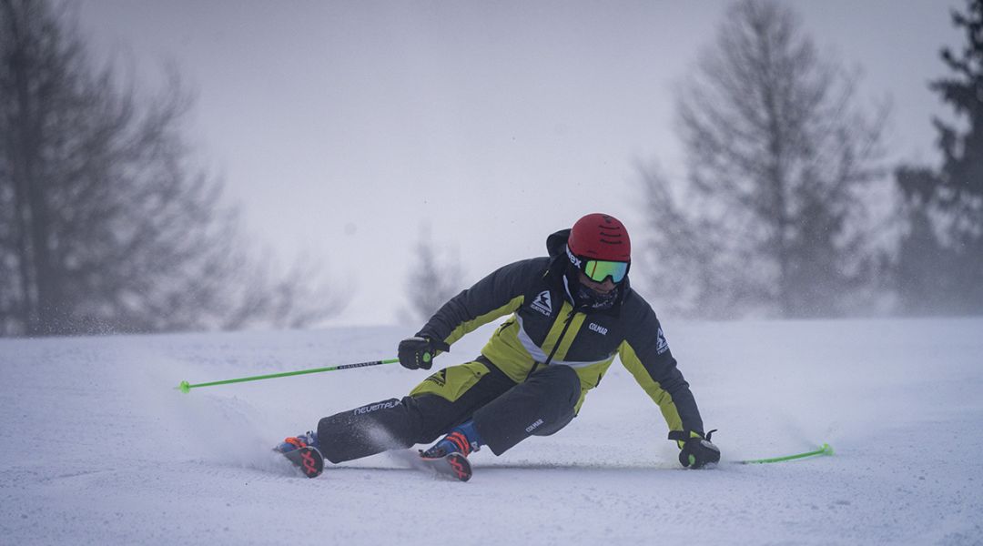 Alex Favaro al test di Volkl Racetiger GS (2023)