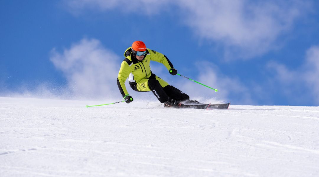 Riccardo Giacomel al test di Rossignol Forza 70+ Ti Master (2026)