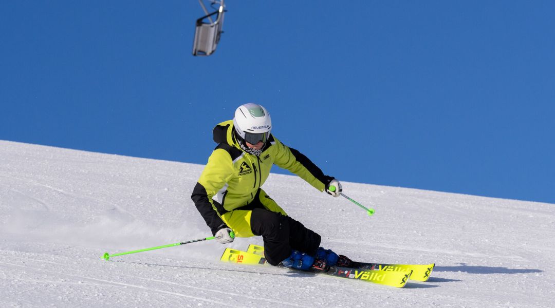 Isabel Anghilante al test di Volkl Racetiger SL (2026)