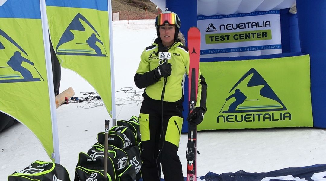 Giulia Antonucci al test di Atomic Redster S8 Revoshock C (2026)