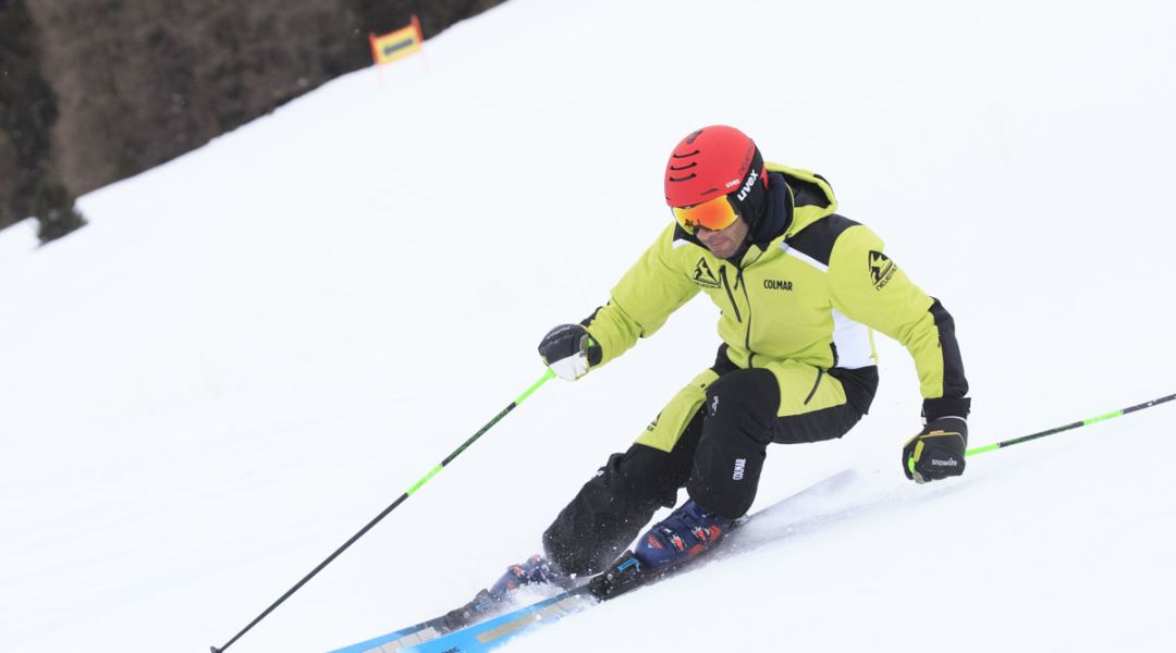 Alex Favaro al test di Atomic Redster X9S Revoshock S (2024)