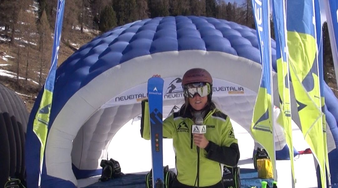 Valeria Poncet al test di Dynastar  Speed Course Master GS Konect (2025)