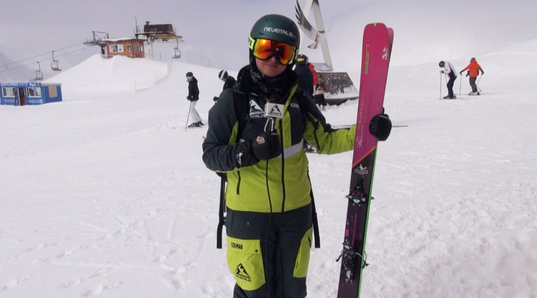 Charlotte Tomba al test di Elan Ripstick Tour 104 (2025)