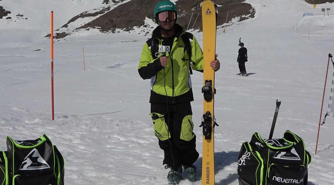 Matteo Lobrano al test di Fischer Ranger 96 (2026)