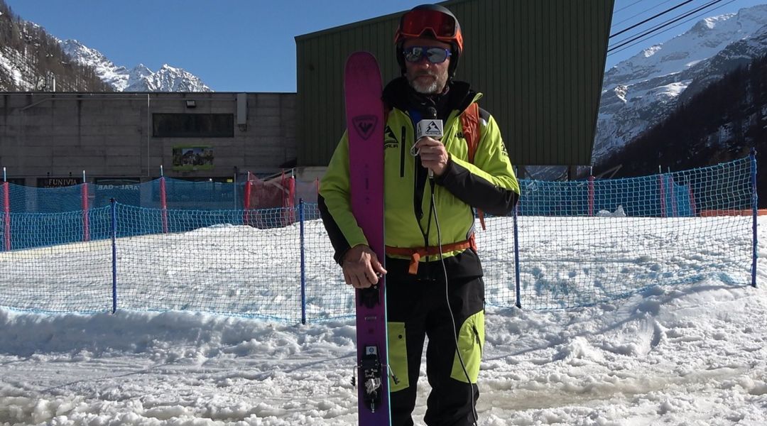 Davide Mazzucchelli al test di Rossignol Sender Free 100 (2026)