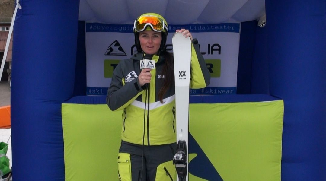 Isabel Anghilante al test di Volkl Flair SC (2023)