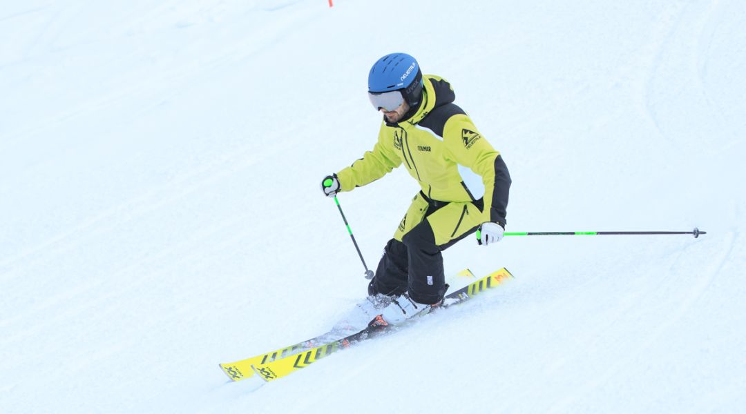Federico Casnati al test di Volkl Racetiger SL (2024)