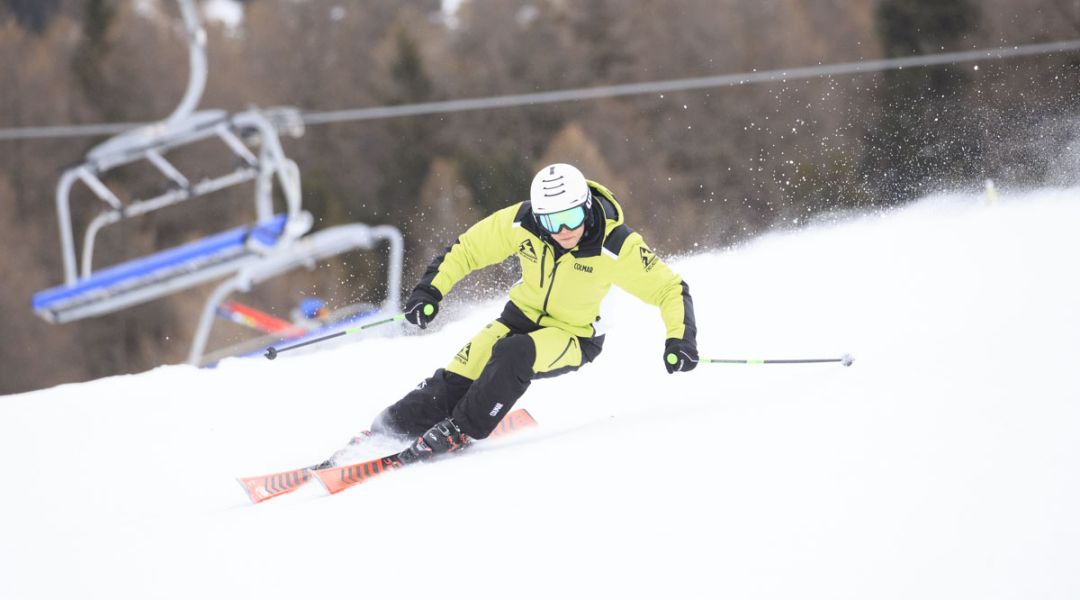 Davide Marinelli al test di Volkl Racetiger RC  (2025)