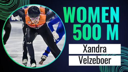 Il podio di martina valcepina nei 500 metri di montreal