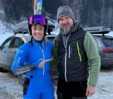 La vigilia di Kranjska Gora per Goggia? Dopo l'ultimo allenamento, ecco l'incontro con Hermann Maier!