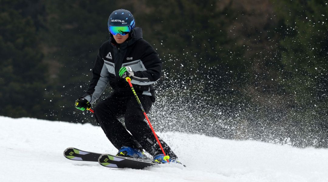 Giovanni Manfrini al test di Salomon X-Max 14 (2018)