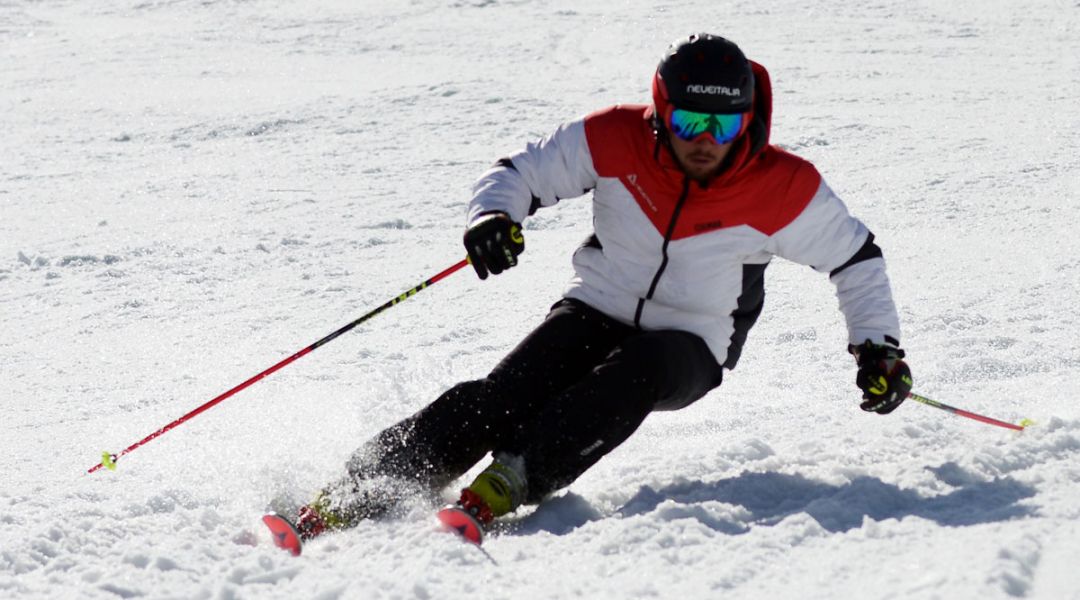 Denis Kaneider al test di Atomic Redster TR (2018)