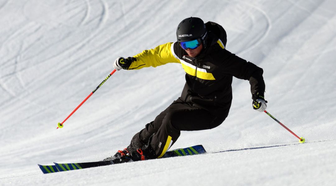 Federico Salvagno al test di Salomon X-race Lab 182 GS (2018)