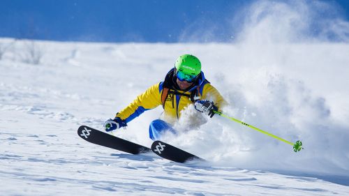 Alex Favaro al test di Volkl Kanjo (2019)