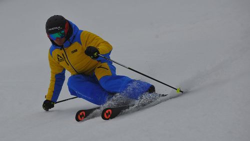 Giovanni Manfrini al test di Blizzard Firebird WRC WC Piston (2020)