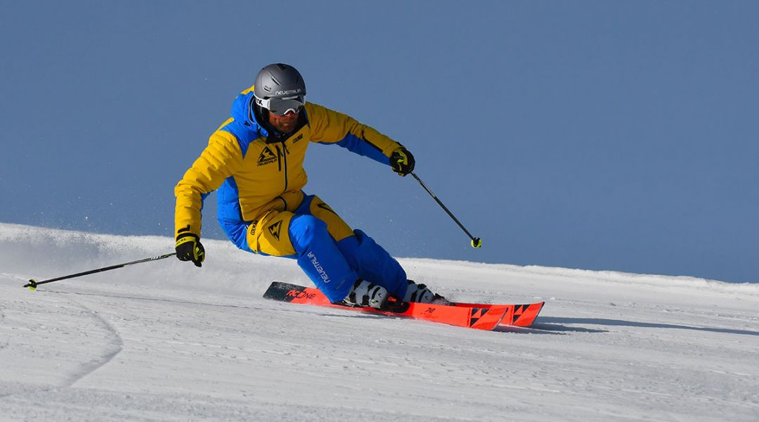 Rolando Bertolina al test di Fischer RC One 72 Multiflex (2020)