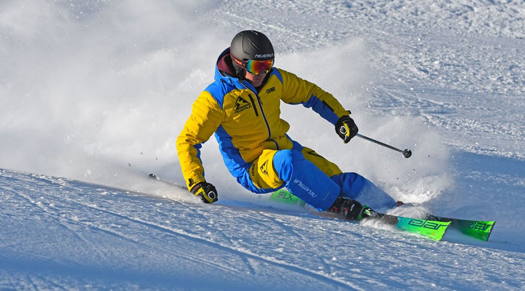 Riccardo Nardelli al test di Elan SLX (2020)